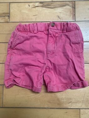 Vineyard Vines Coral Pink Girls' Cotton Shorts